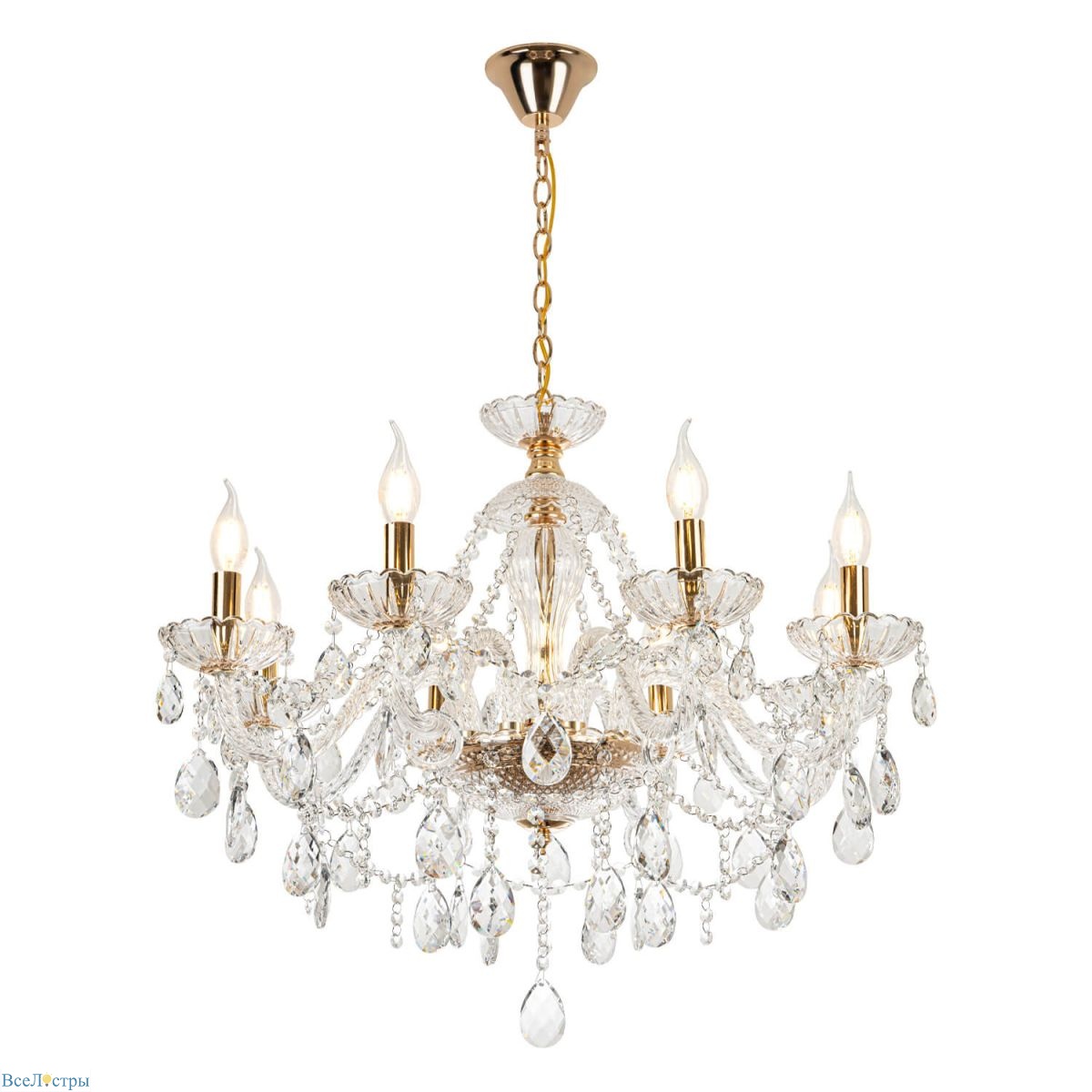подвесная люстра modelight mdl.7068.8hc gd