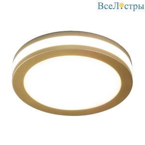 Встраиваемый светодиодный светильник Elektrostandard DSKR80 5W 4200K SGD золото матовый 4690389041303