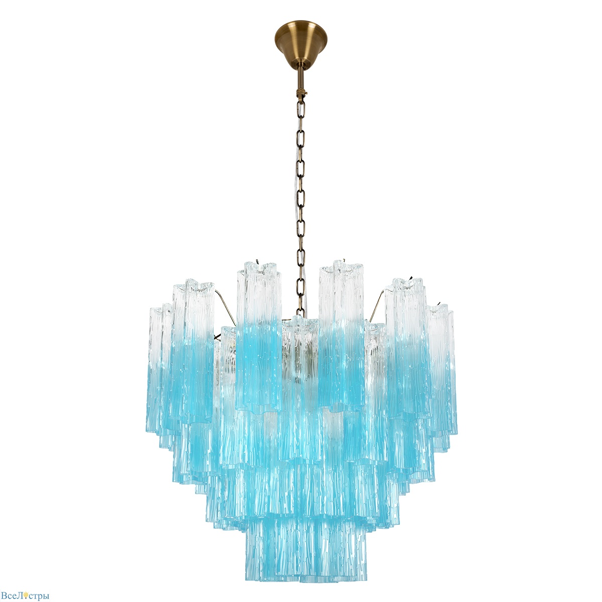 подвесная люстра loft it murano 10580/600 clear blue