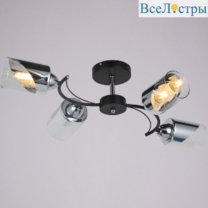 Люстра на штанге Illumico IL8208-4COU-79 BK CR Iola