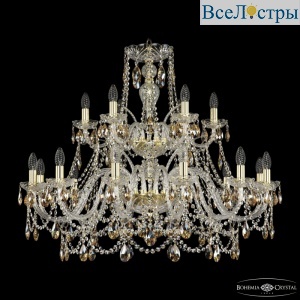 Подвесная люстра Bohemia Ivele Crystal 1411/12+6/360/2d G K721