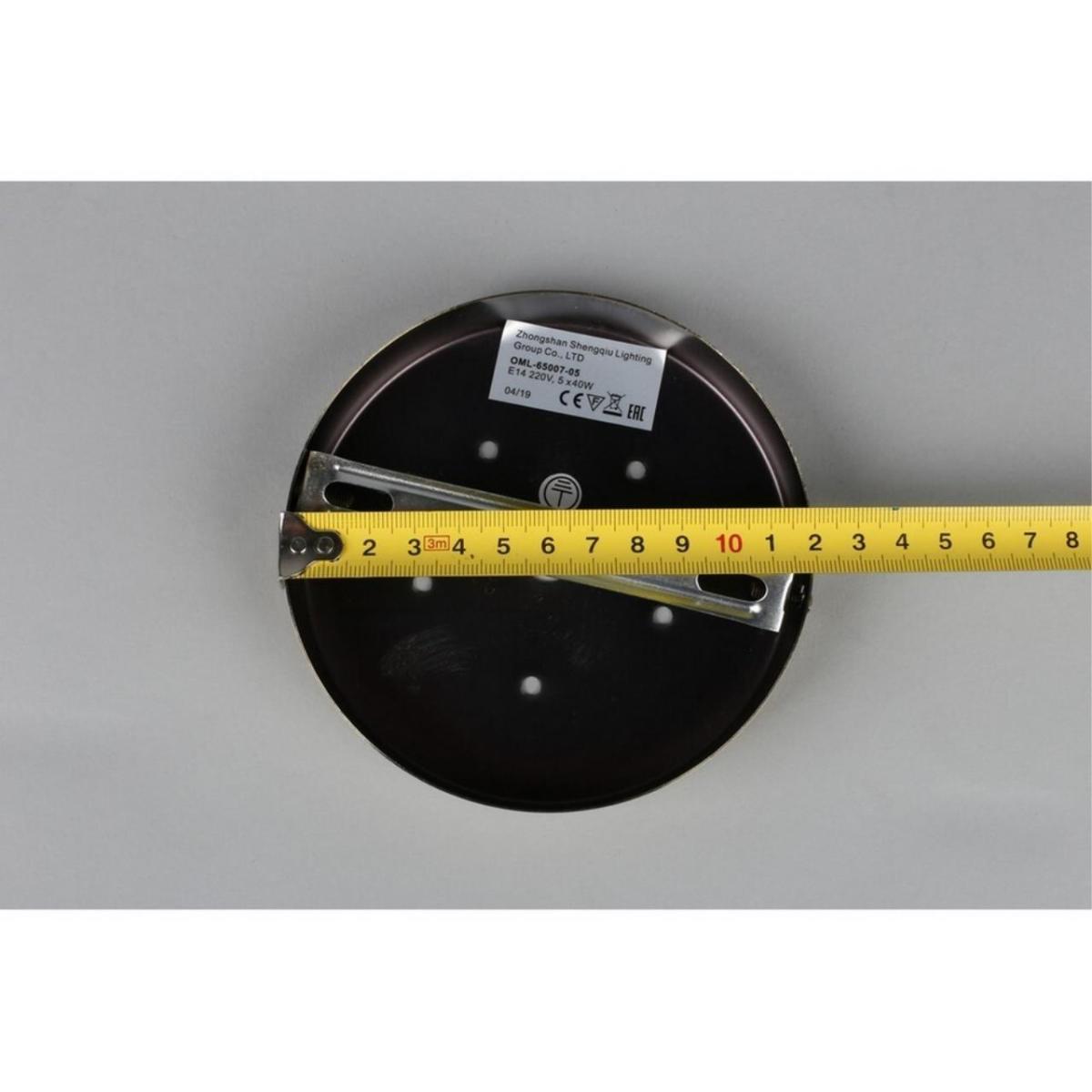 потолочная люстра omnilux rapallo oml-65007-05
