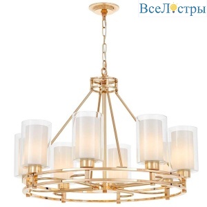 Подвесная люстра Lumina Deco Marietta LDP 8025-8 F.GD+WT