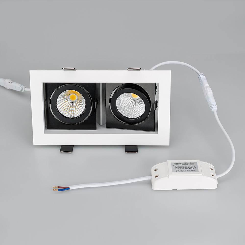 встраиваемый светодиодный светильник arlight cl-kardan-s180x102-2x9w day 024129