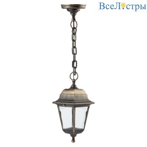 Уличный подвесной светильник ЭРА НСУ 04-60-001 бронза Б0048106