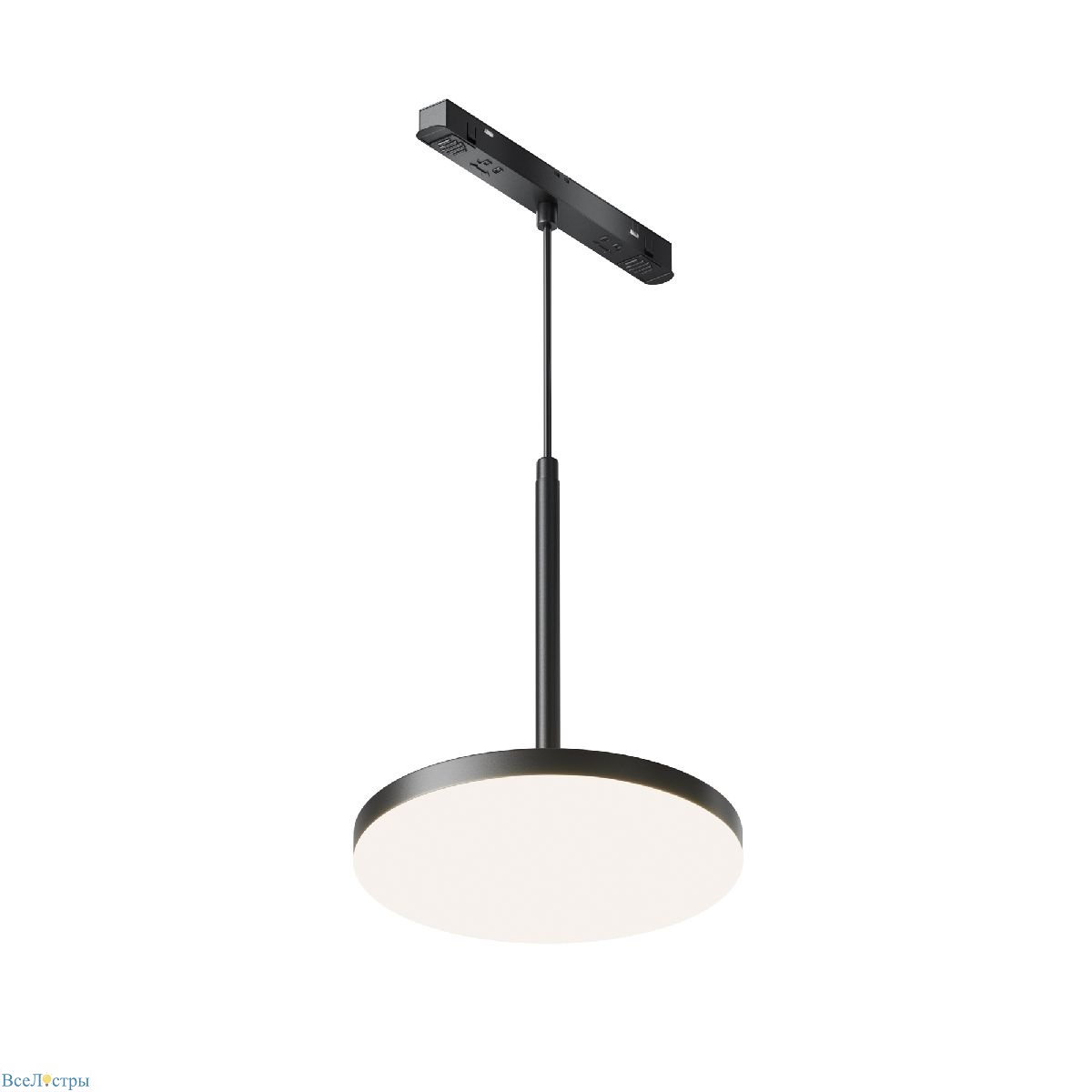 трековый магнитный светильник maytoni plato tr123-4-15w-ds-b