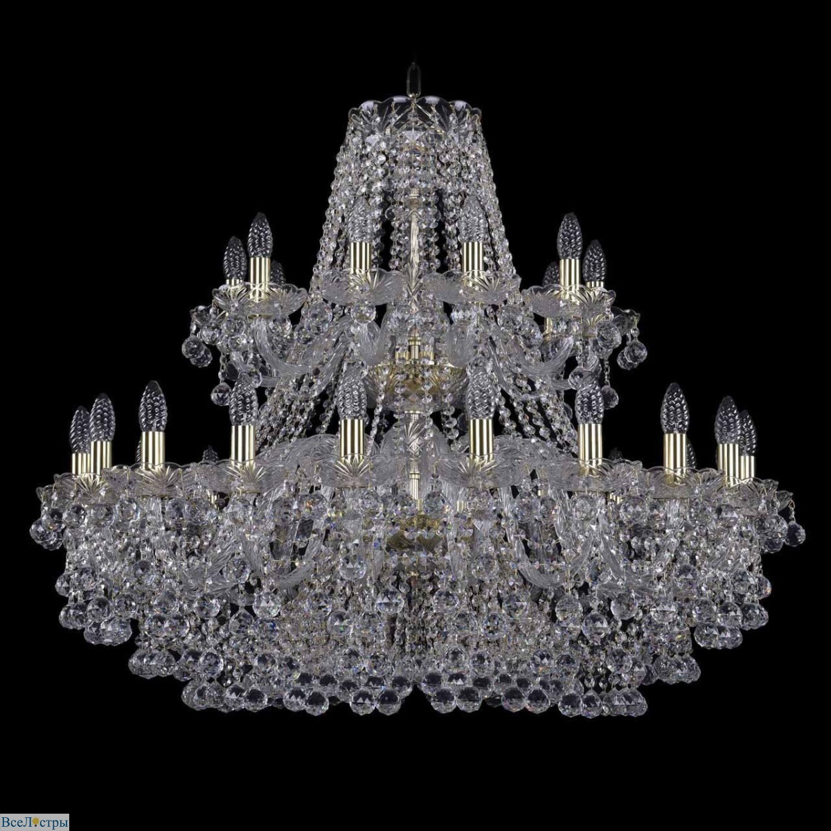 подвесная люстра bohemia ivele 1409/20+10/360/2d g