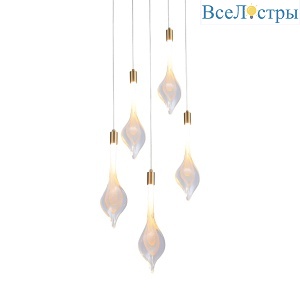 Подвесной светильник Delight Collection P98066-5 antique brass