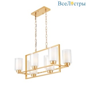 Подвесная люстра Lumina Deco Lino LDP 1239-8 F.GD