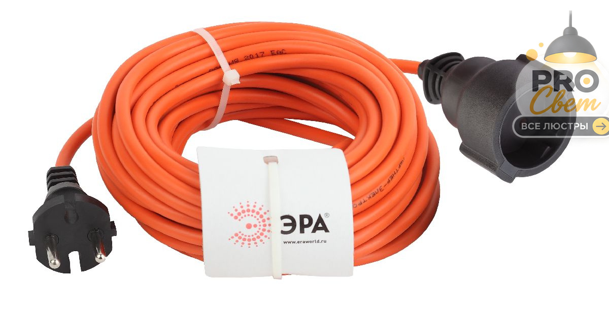 удлинитель силовой эра upx-1-2x0.75-10m б0043036
