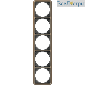 Рамка пятиместная Jung CD585GB