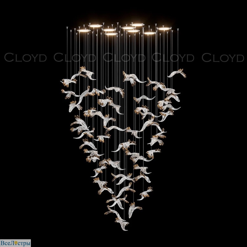 каскадная люстра cloyd aeria 60001