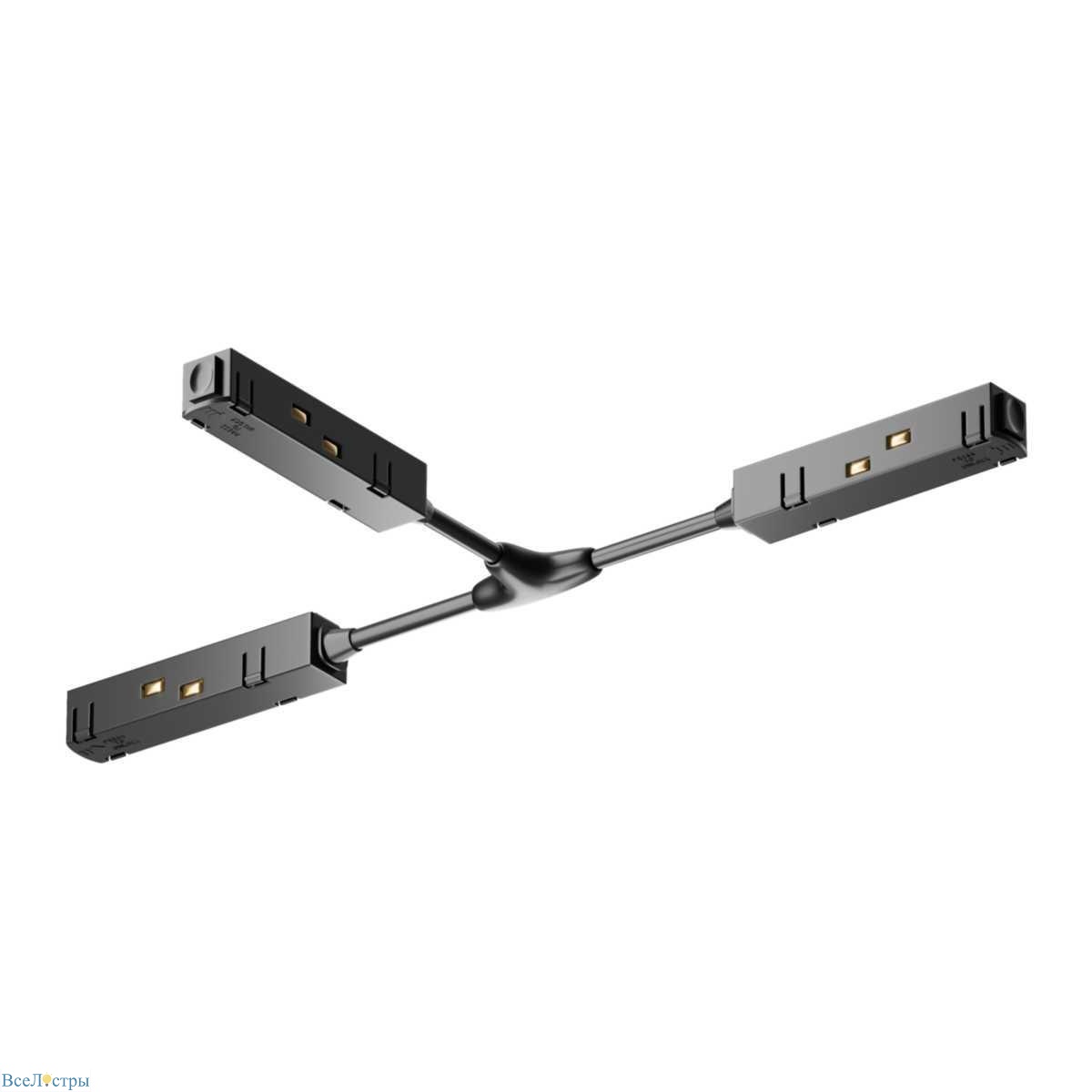коннектор питания t-образный  maytoni technical gravity tra004cwt-22b