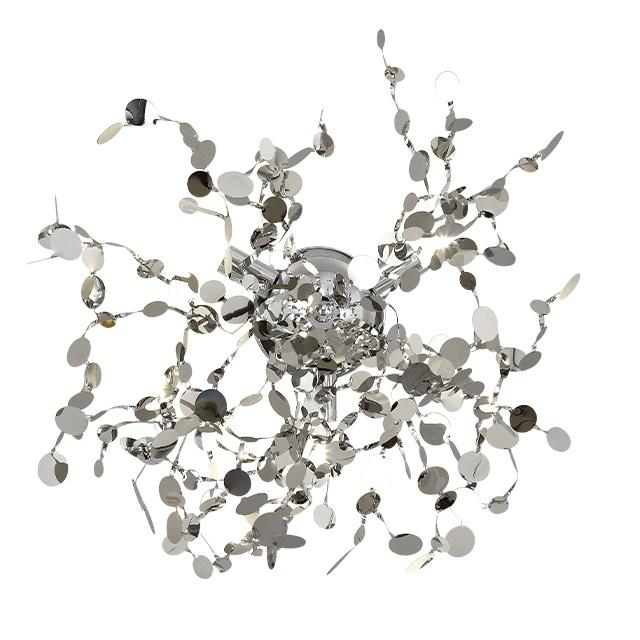 бра crystal lux garden ap-pl3 d400 chrome