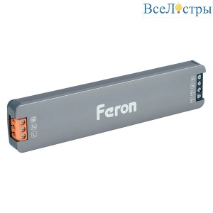 Трансформатор для светодиодной ленты Feron LB010 150W 24V IP20 53147