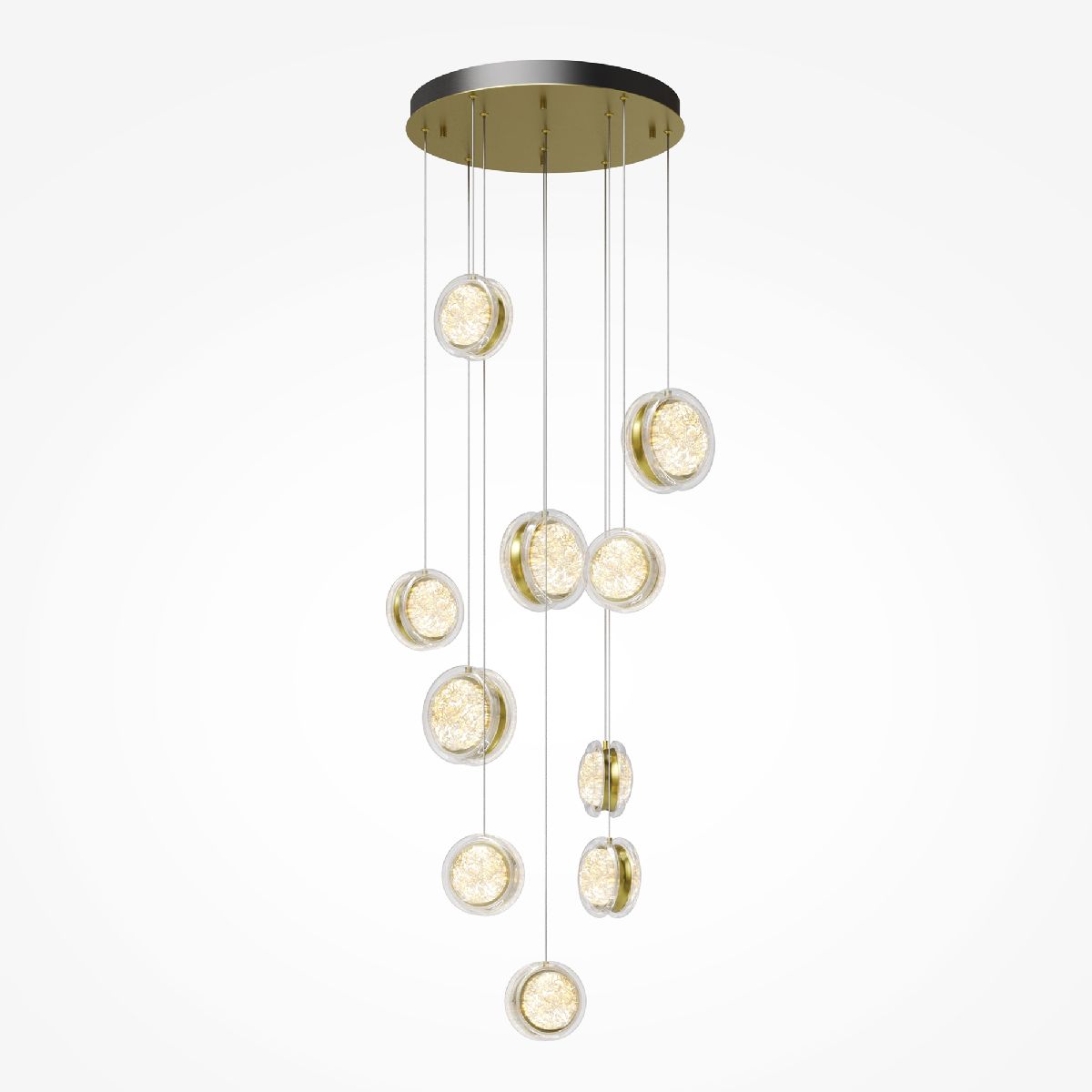каскадная люстра maytoni pharao mod361pl-l41bs3k