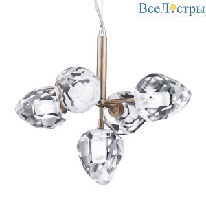 Подвесная люстра Delight Collection On the Rocks P68038M-5 gold
