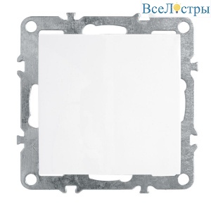 Выключатель одноклавишный Feron Stekker Эрна белый PSW10-9103-01 39311
