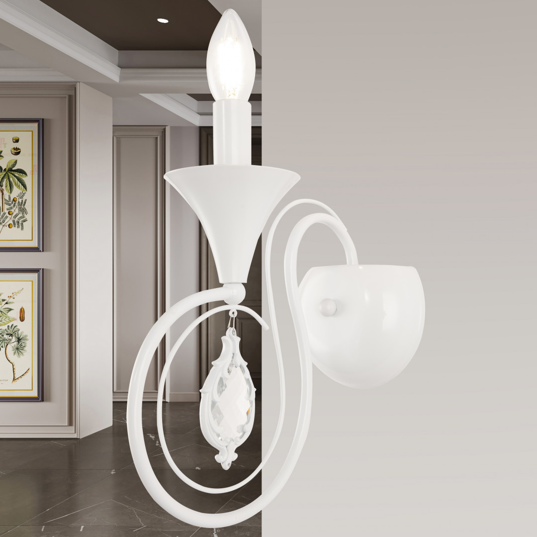 бра arte milano 349920/1w wt