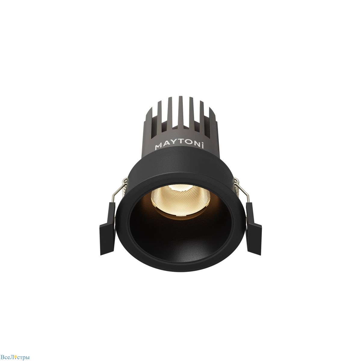 встраиваемый светильник maytoni technical dip hight dl123-10w-3k-b