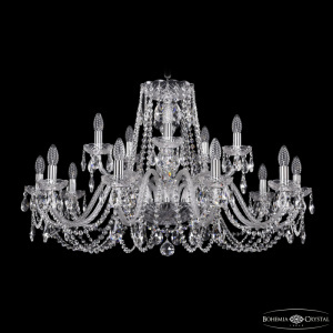 Подвесная люстра Bohemia Ivele Crystal 1402/10+5/360 Ni