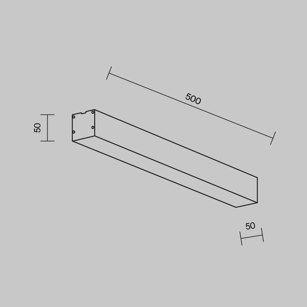 линейный светильник maytoni technical ll311026