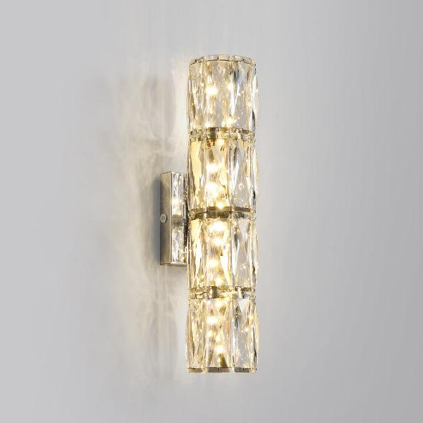 настенный светильник delight collection wall lamp a06w/4 silver/clear