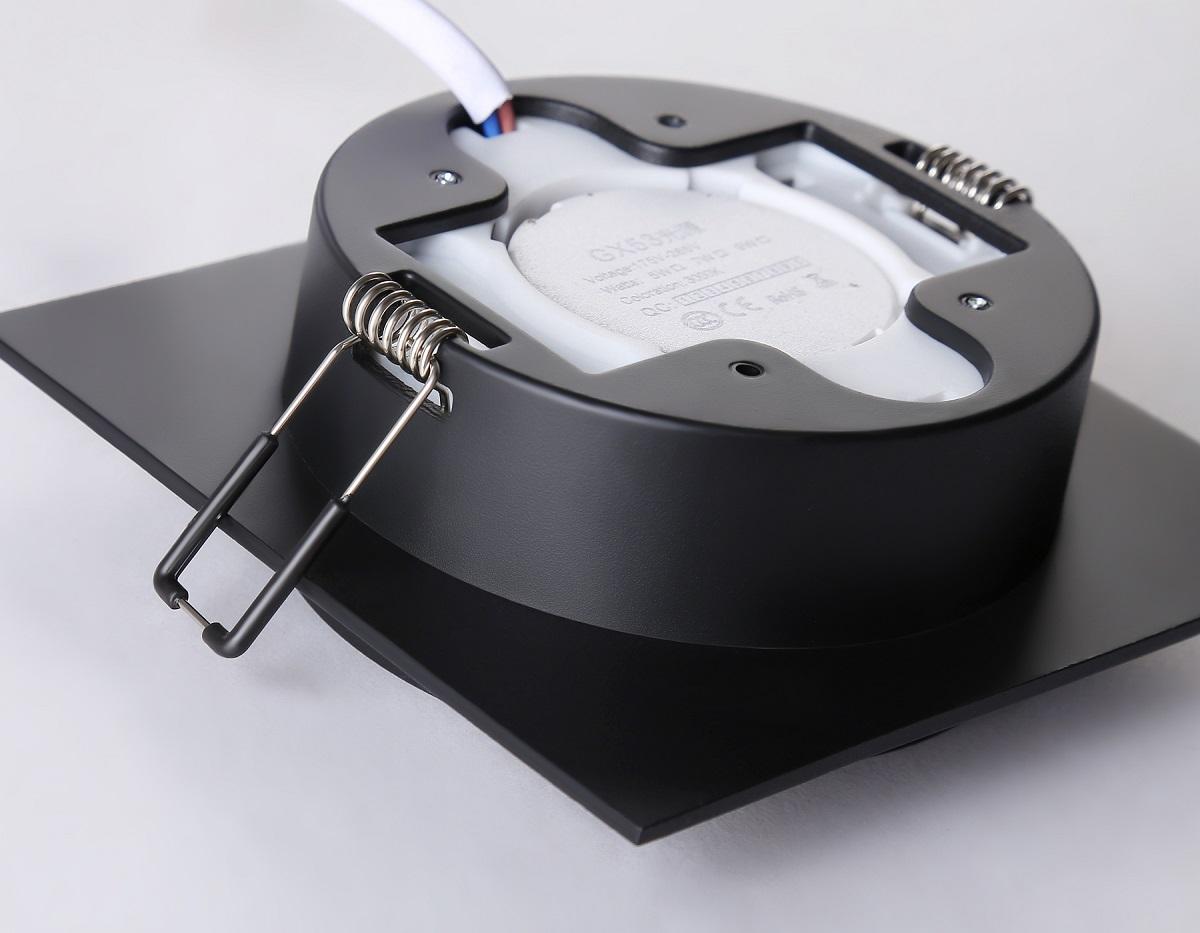 встраиваемый светильник ambrella light techno spot gx53 acrylic tech tn5222