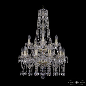 Подвесная люстра Bohemia Ivele Crystal 1413/10+5/200/h-87/2d G