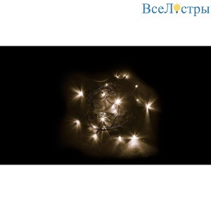 Светодиодная гирлянда Feron Линейная 230V 2700K теплый белый с мерцанием CL02 32283