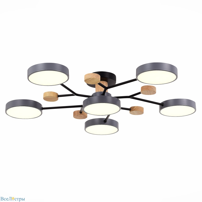 люстра на штанге evoluce faema sle6006-702-06