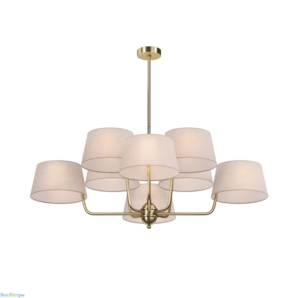 люстра на штанге maytoni modesto mod360pl-08bs