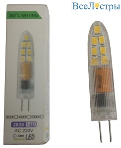 Лампа светодиодная Kink Light G4 2.8-3W (4000K) L07672