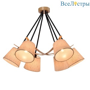 Подвесная люстра IMEX Soul MD.19412-6-P-BK