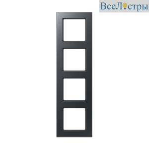 Рамка четырехместная Jung A5584BFANM