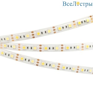 Светодиодная влагозащищенная лента Arlight 14,4W/m 60LED/m 5060SMD теплый/холодный белый 5M RTW-SE-B60-12mm 12V White-MIX 020559(2)