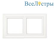 Рамка двухместная Jung EPD482WWM