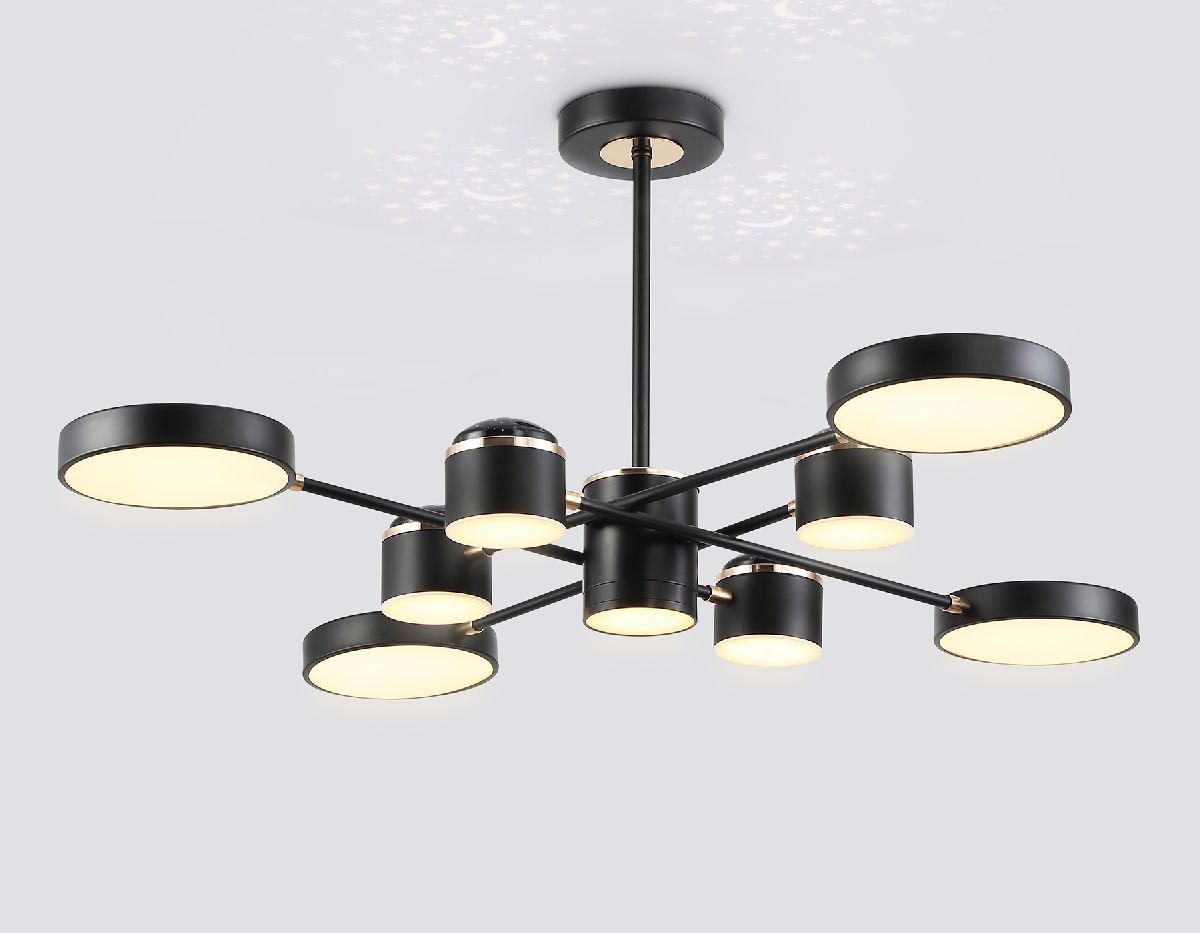 люстра на штанге ambrella light linetech comfort fl51629