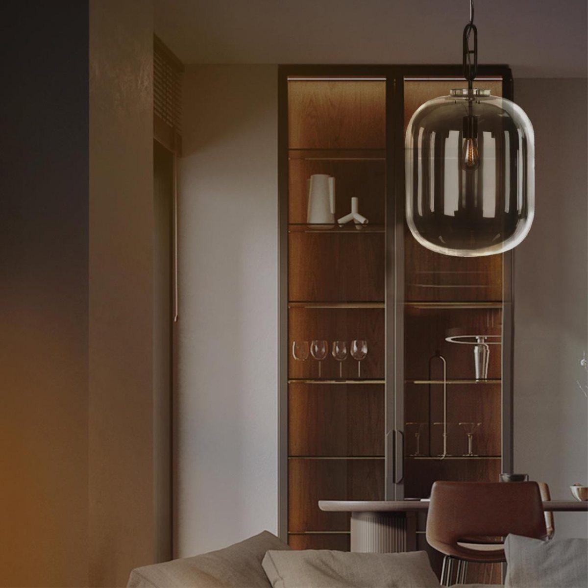 подвесной светильник loft it oda 10195/350 amber