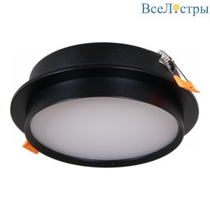 Встраиваемый светильник Reluce 70001-9.0-001RLD GX70 BK