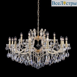 Подвесная люстра Crystal Lux Hollywood SP12+6 Gold
