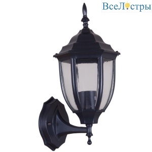 Уличный настенный светильник Reluce 00837-0.2-001SW BK