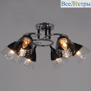 Потолочная люстра Reluce 70139-3.3-06 CR+BK