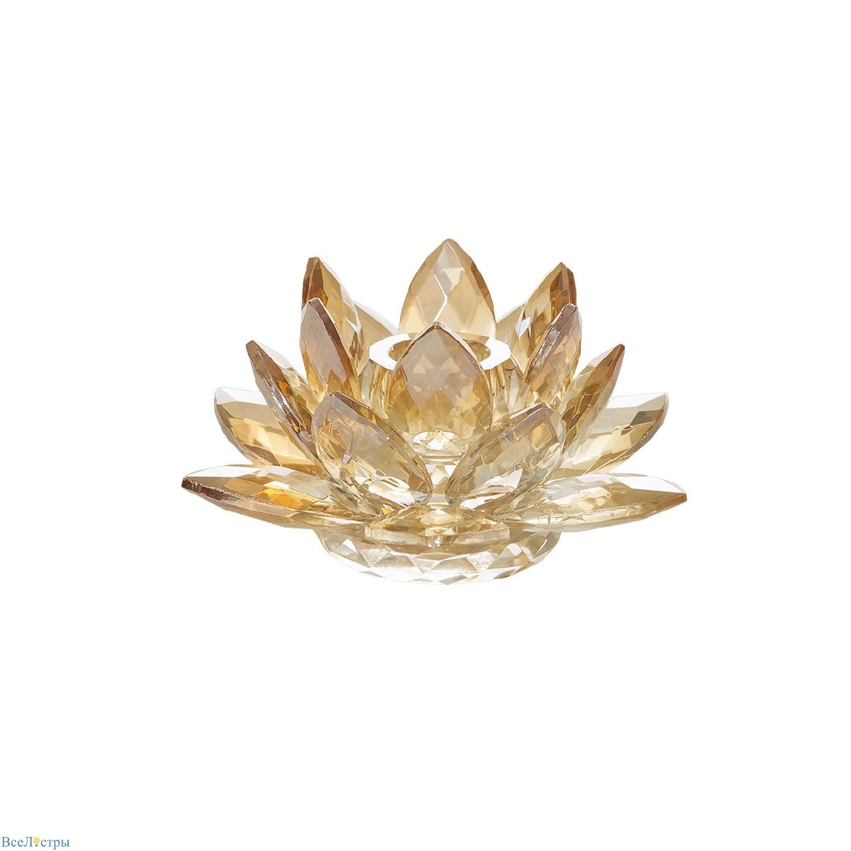 подсвечник лотос garda decor x110279g