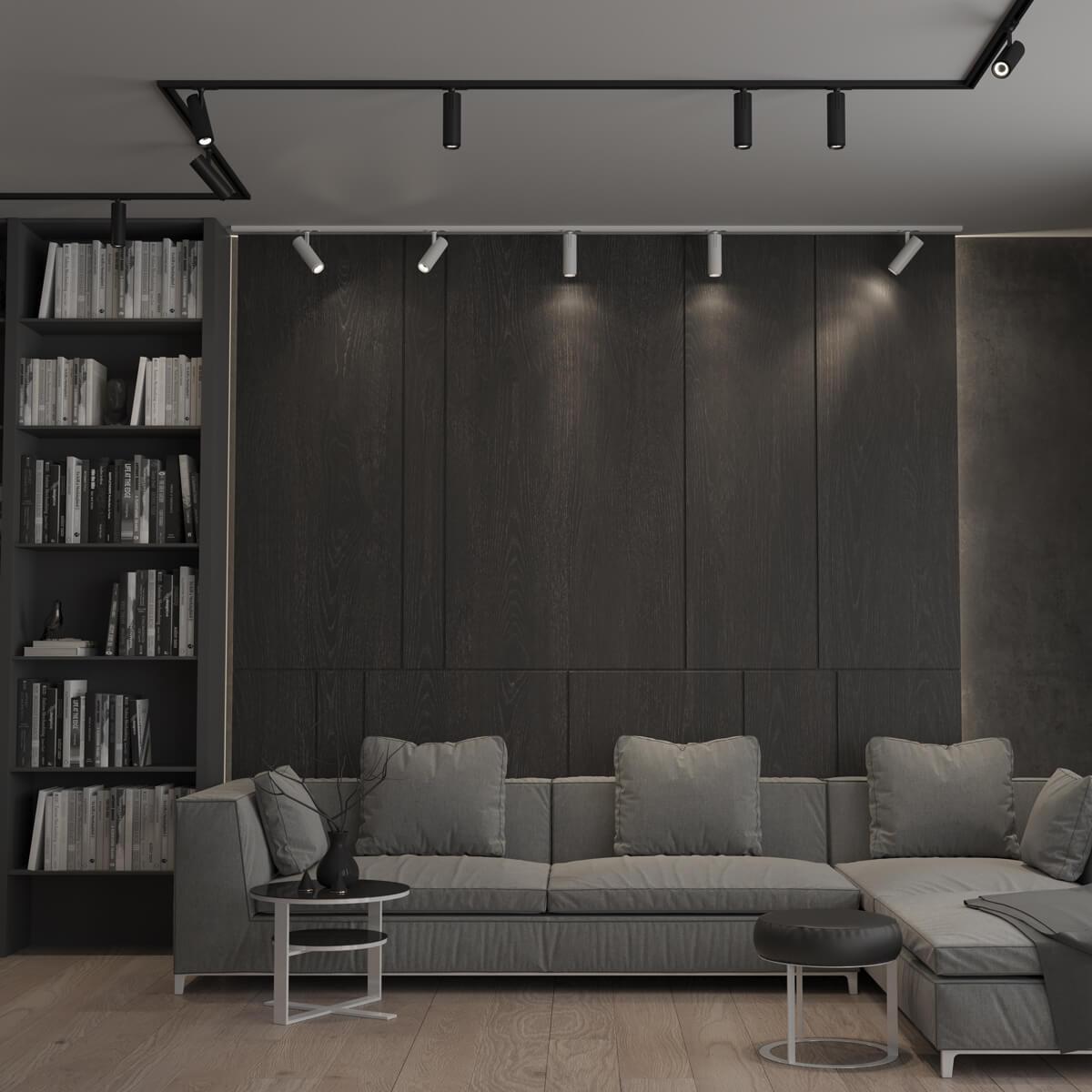 трековый светодиодный светильник novotech port nail 359030