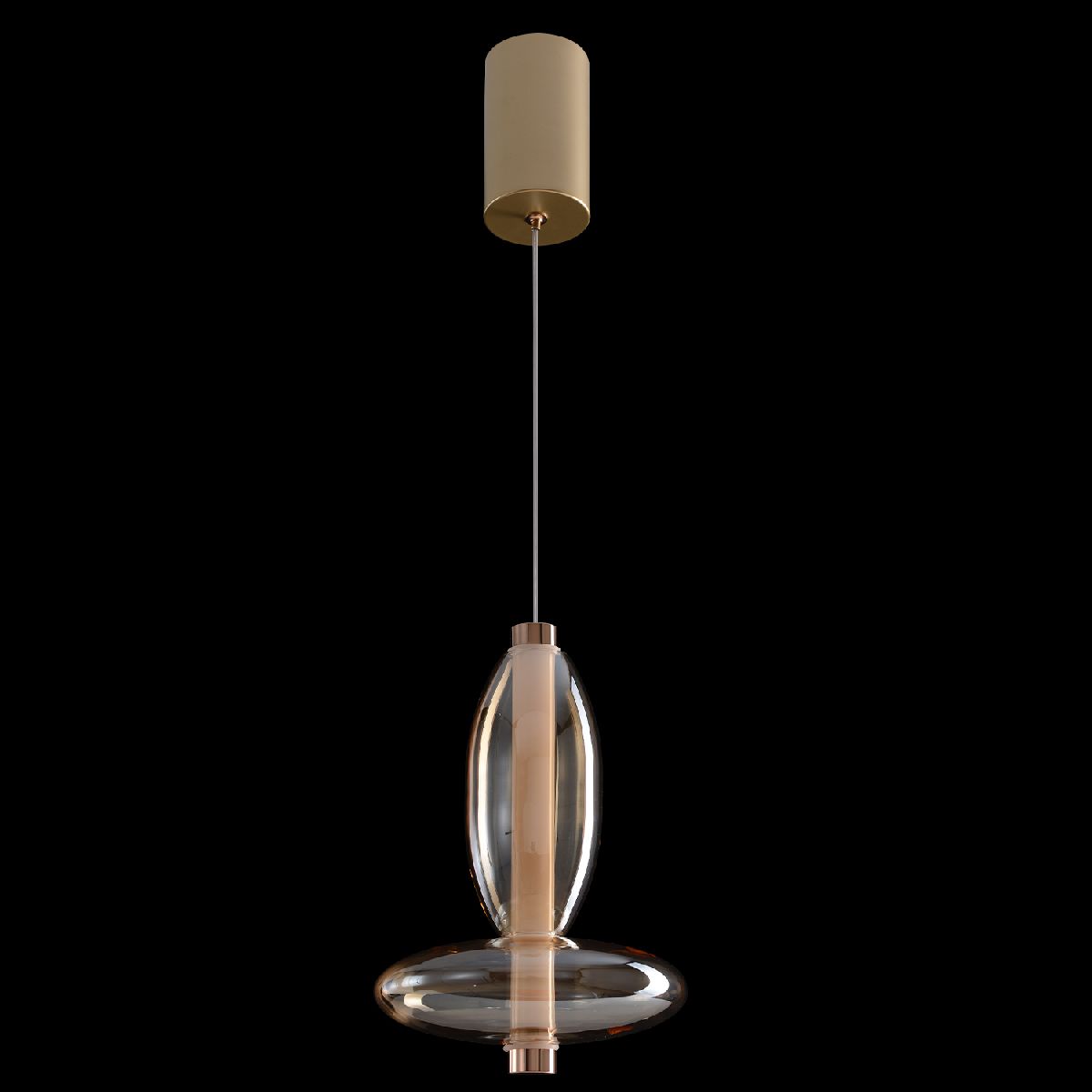 подвесной светильник crystal lux quasar sp7w led amber