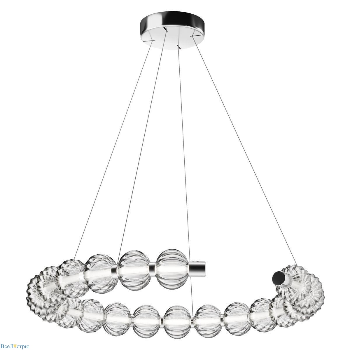 подвесная светодиодная люстра maytoni amulet mod555pl-l26ch4k