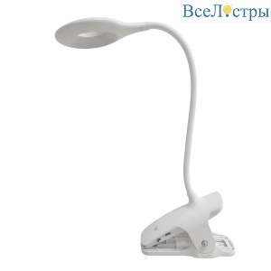 Настольная светодиодная лампа на прищепке Uniel ULM-D601 8W/3000-6000K/DIM White UL-00011094