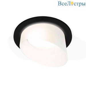 Комплект встраиваемого светильника Ambrella light Techno Spot XC7622046 SBK/FR черный песок/белый матовый (C7622, N7175)