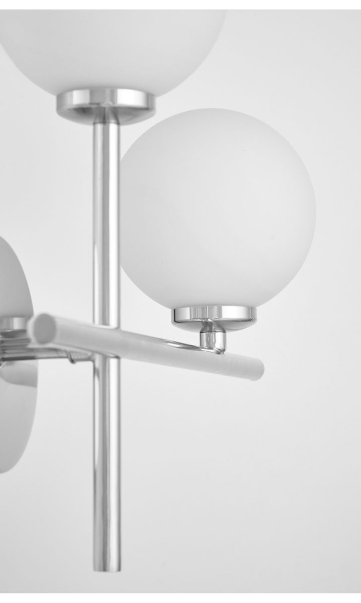 бра lumina deco marsiada ldw 6033n-2 rt chr